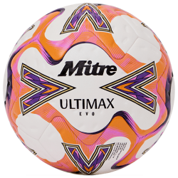 Mitre Ultimax Evo Match Football - White Ultimax Evo Match Football - White